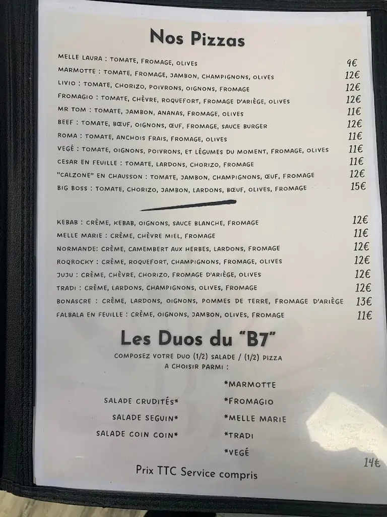 Menu_Restaurant La Marmotte B7_Savignac-les-Ormeaux_image_1