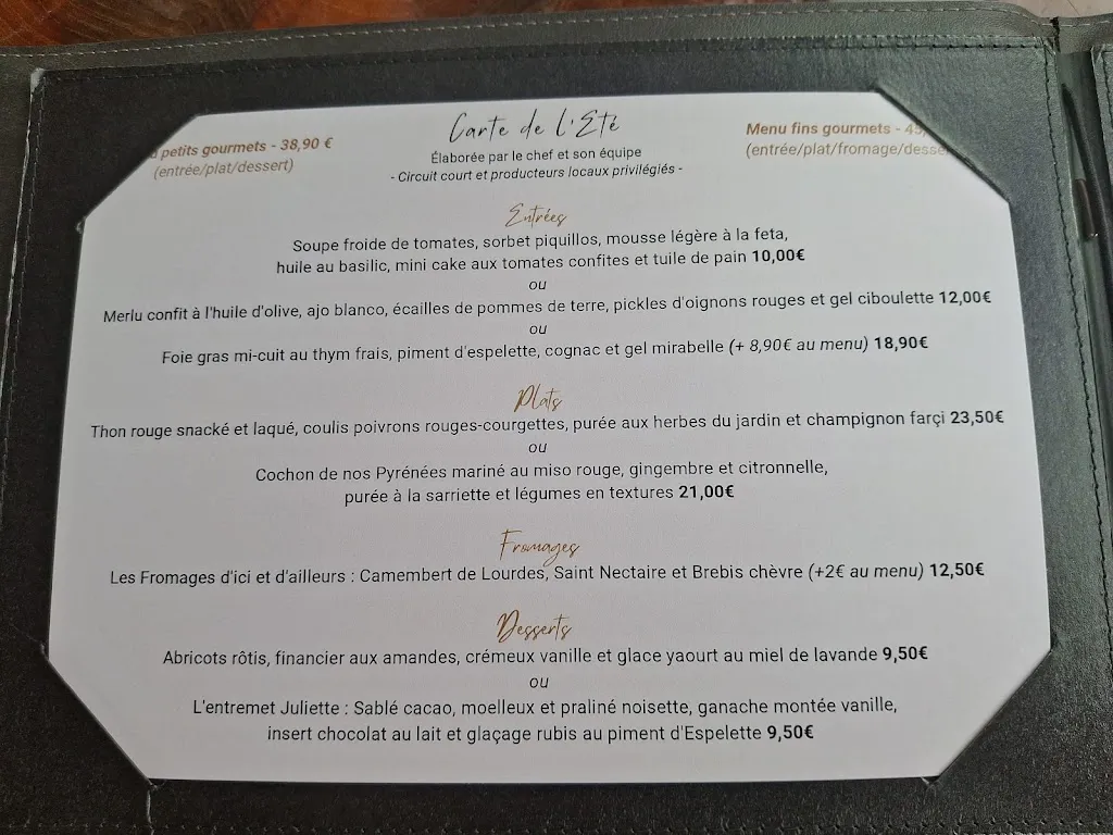 Menu_L'Assiette de Juliette_Bagnères-de-Bigorre_image_2