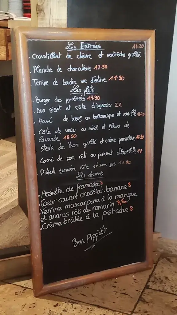 Menu_Restaurant- bistrot La Tête en Friche_Bagnères-de-Bigorre_image_1