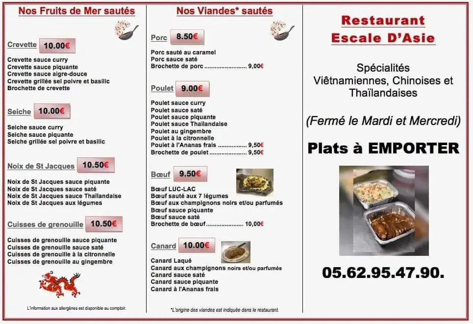 Menu_Escale d'Asie_Bagnères-de-Bigorre_immagine_2