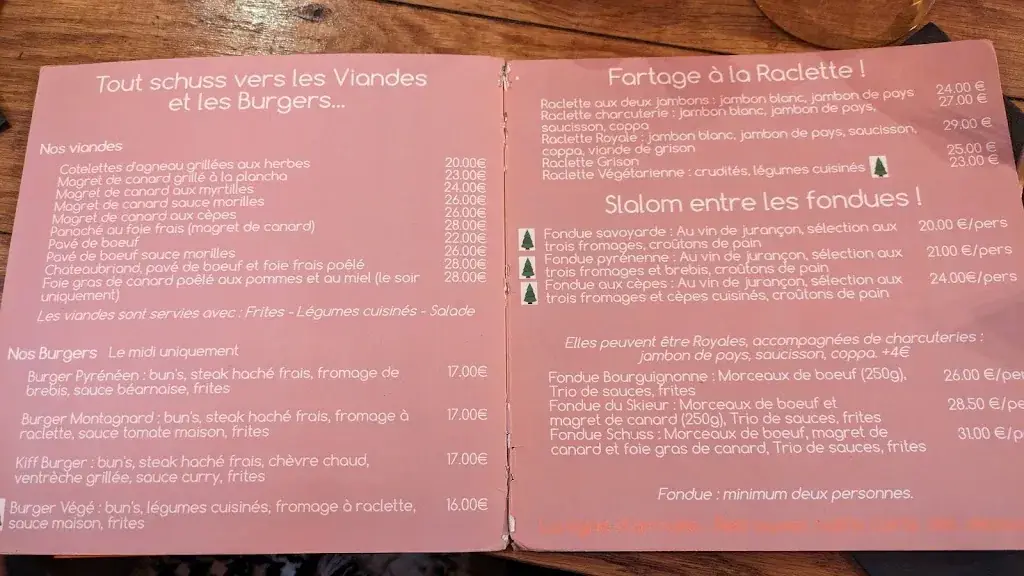 Menu_Le Schuss_Bagnères-de-Bigorre_image_3