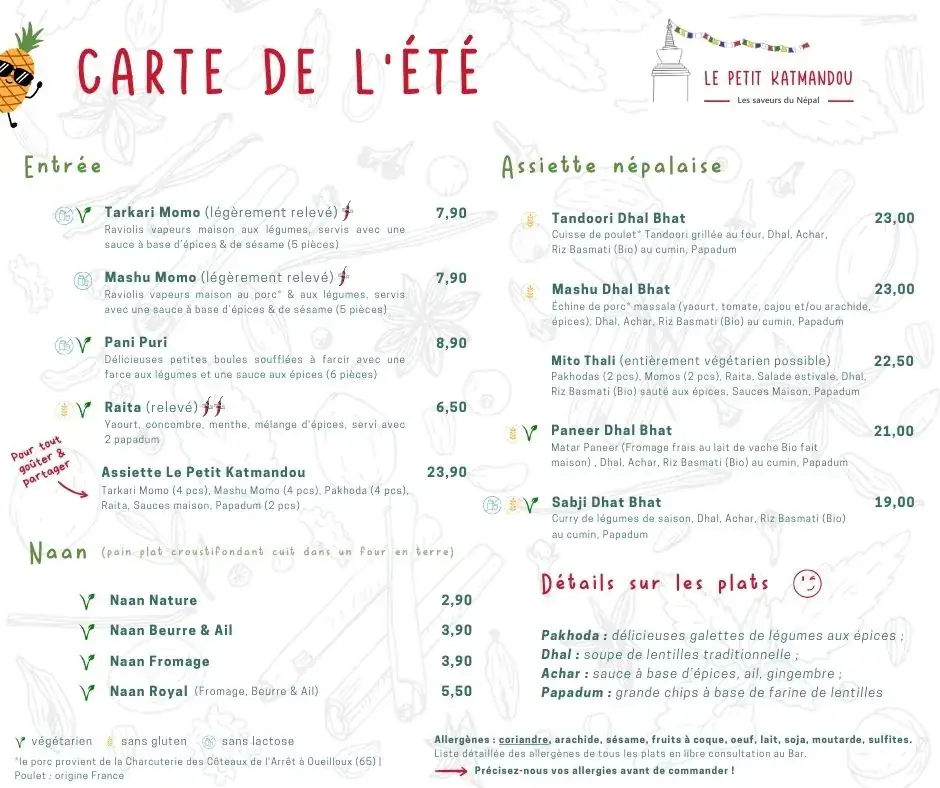 Menu_Le Petit Katmandou_Bagnères-de-Bigorre_image_2
