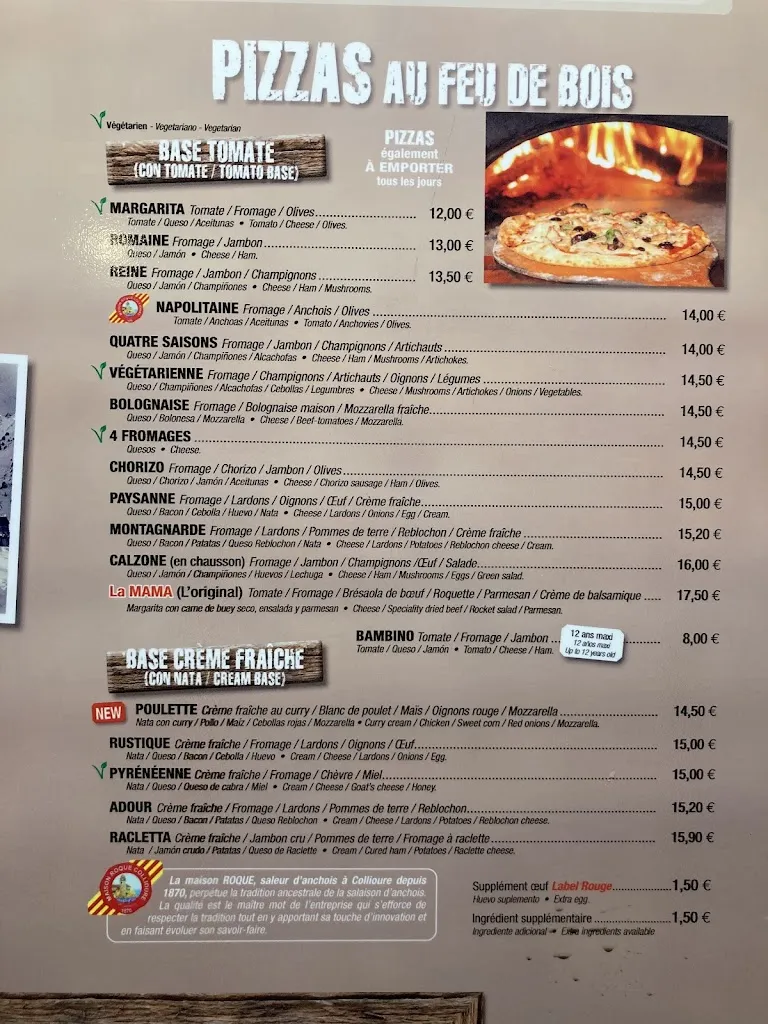 Menu_La Mama_Bagnères-de-Bigorre_image_1