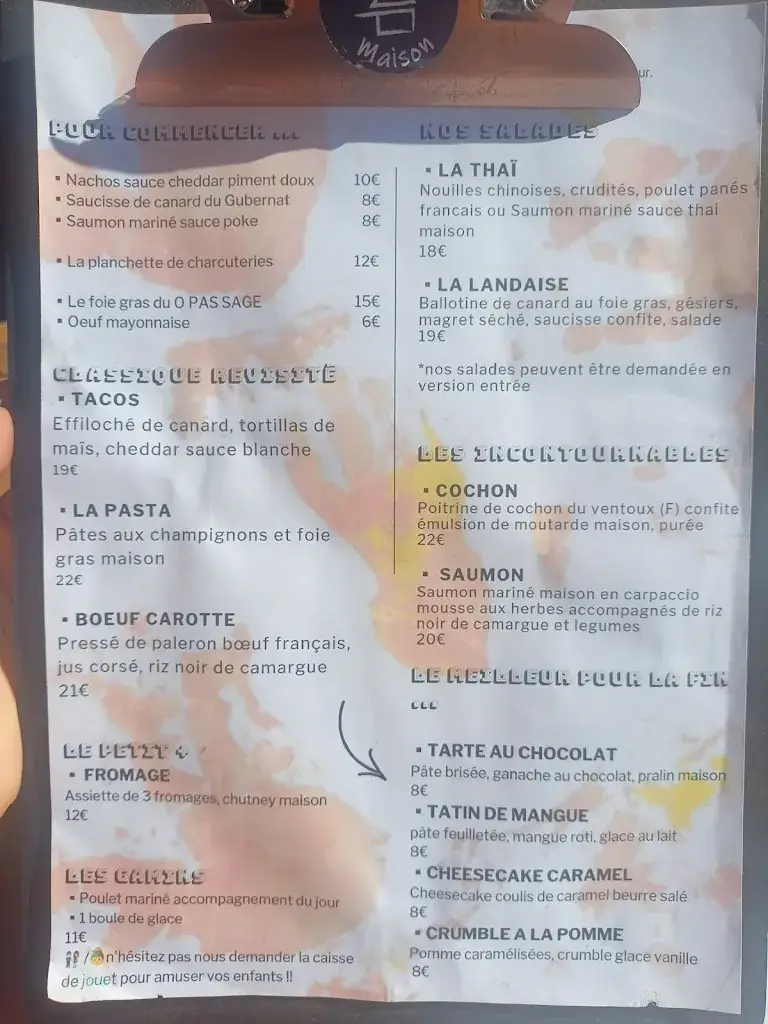 Menu_Ô pas sage_Bagnols-sur-Cèze_immagine_2