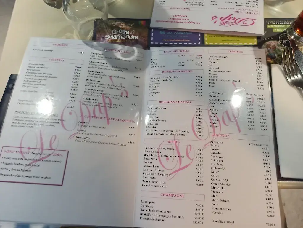 Menu_Le Dap's_Bagnols-sur-Cèze_image_2