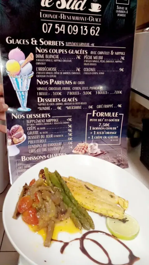 Menu_Pizzeria Grill LE SUD restaurant_Bagnols-sur-Cèze_immagine_1