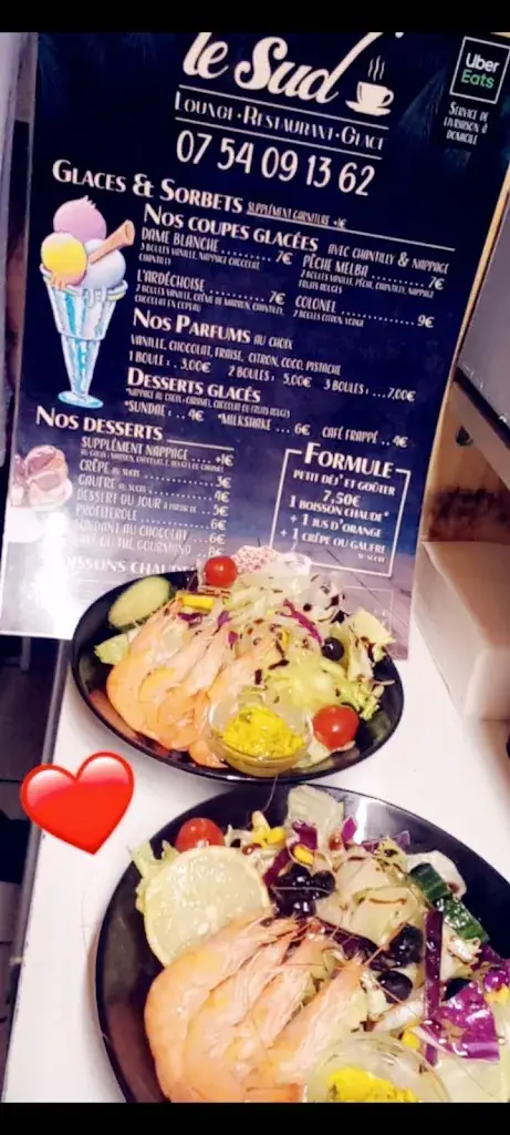 Menu_Pizzeria Grill LE SUD restaurant_Bagnols-sur-Cèze_immagine_3