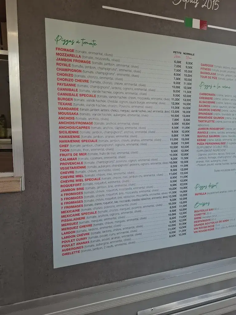 Menu_La Tour De Pizz' Bagnols_Bagnols-sur-Cèze_image_2