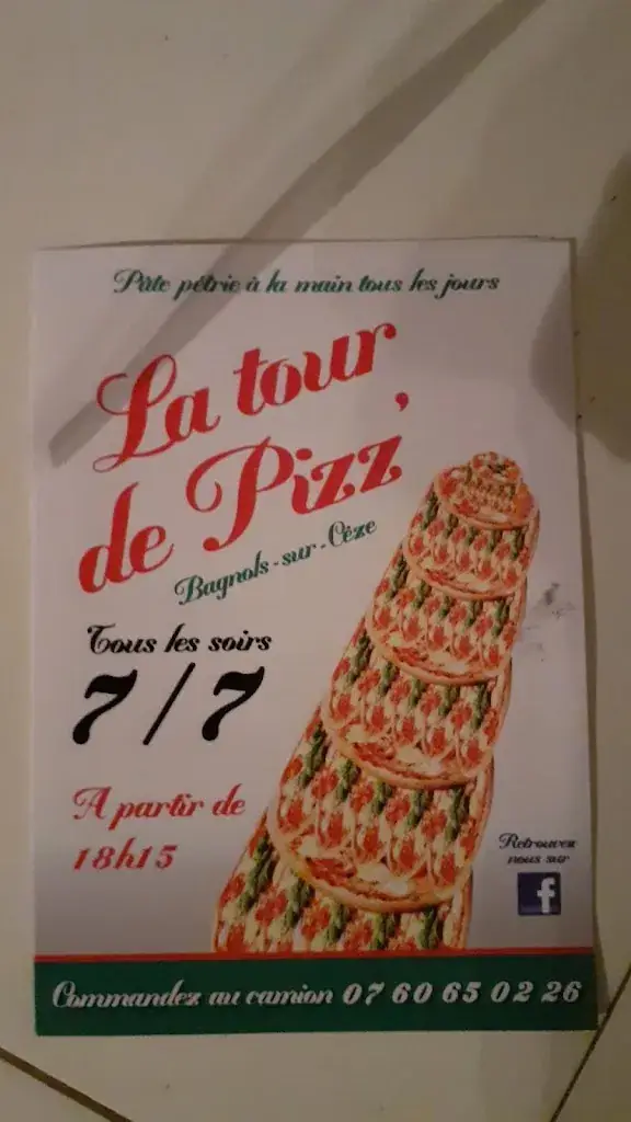 Menu_La Tour De Pizz' Bagnols_Bagnols-sur-Cèze_image_3