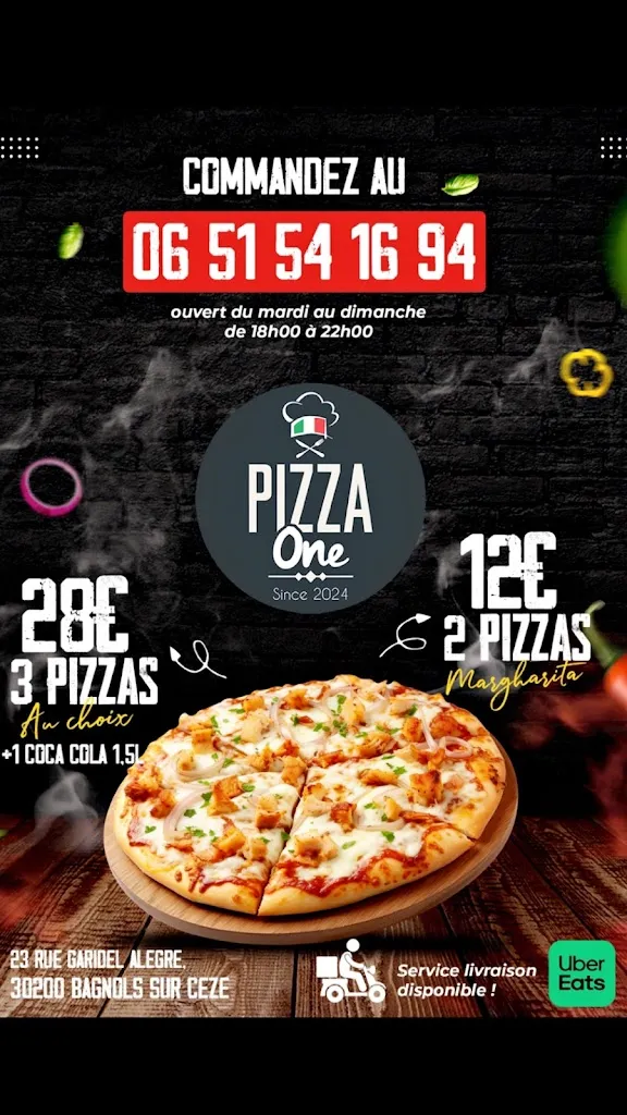 Menu_PizzaOne_Bagnols-sur-Cèze_image_4