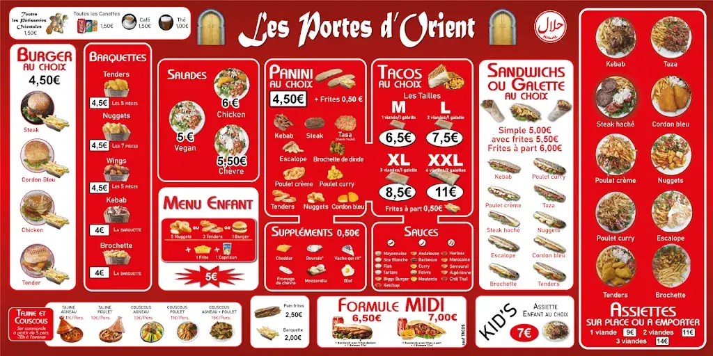 Menu_Les Portes D Orient_Bagnols-sur-Cèze_image_1