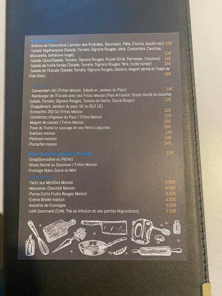 Menu_L'Escale_Bagnères-de-Luchon_image_4