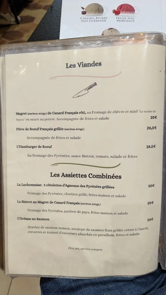 Menu_Le Bistrot Des Allees_Bagnères-de-Luchon_image_1