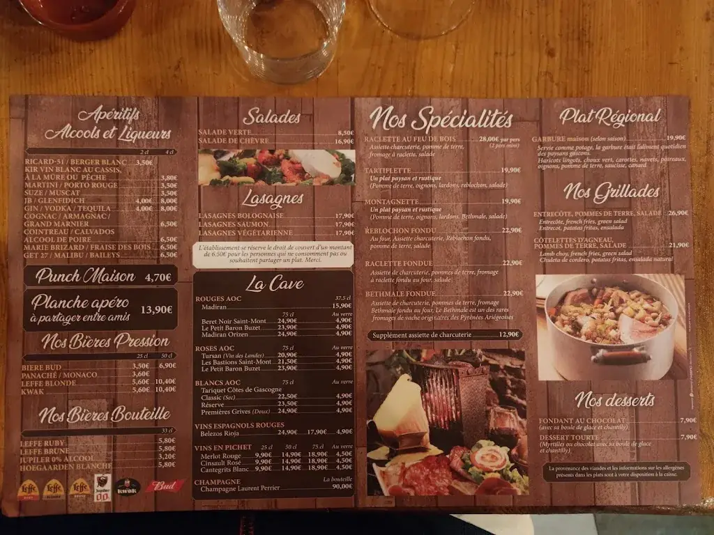 Le Chalet des Gourmands_Bagnères-de-Luchon_menu_image_1