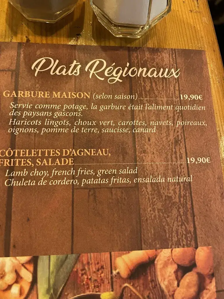 Menu_Le Chalet des Gourmands_Bagnères-de-Luchon_image_4