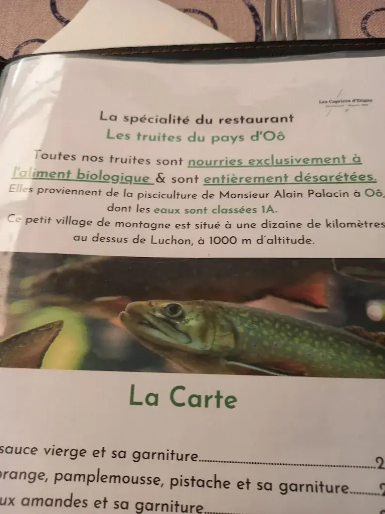 Menu_Les Caprices d'Etigny_Bagnères-de-Luchon_image_3