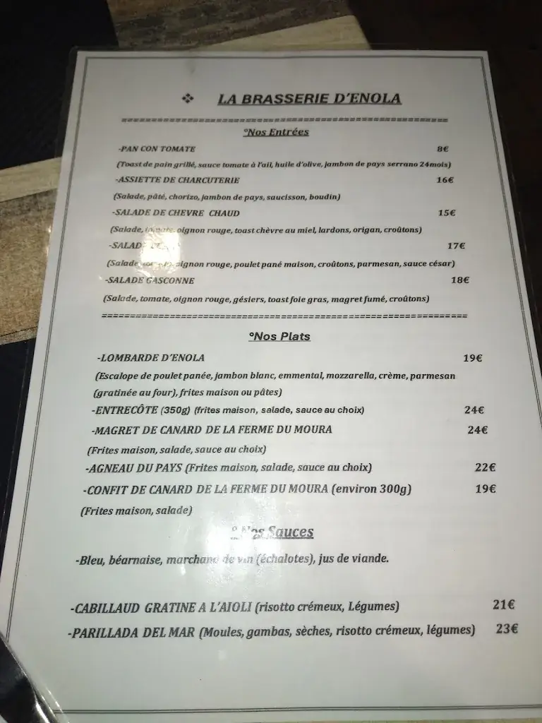 La brasserie d'Enola_Bagnères-de-Luchon_menu_image_1
