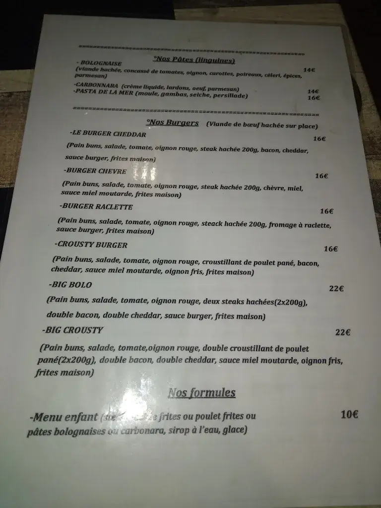 Menu_La brasserie d'Enola_Bagnères-de-Luchon_image_2