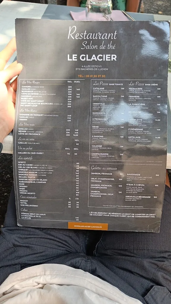 Le Glacier_Bagnères-de-Luchon_menu_image_1