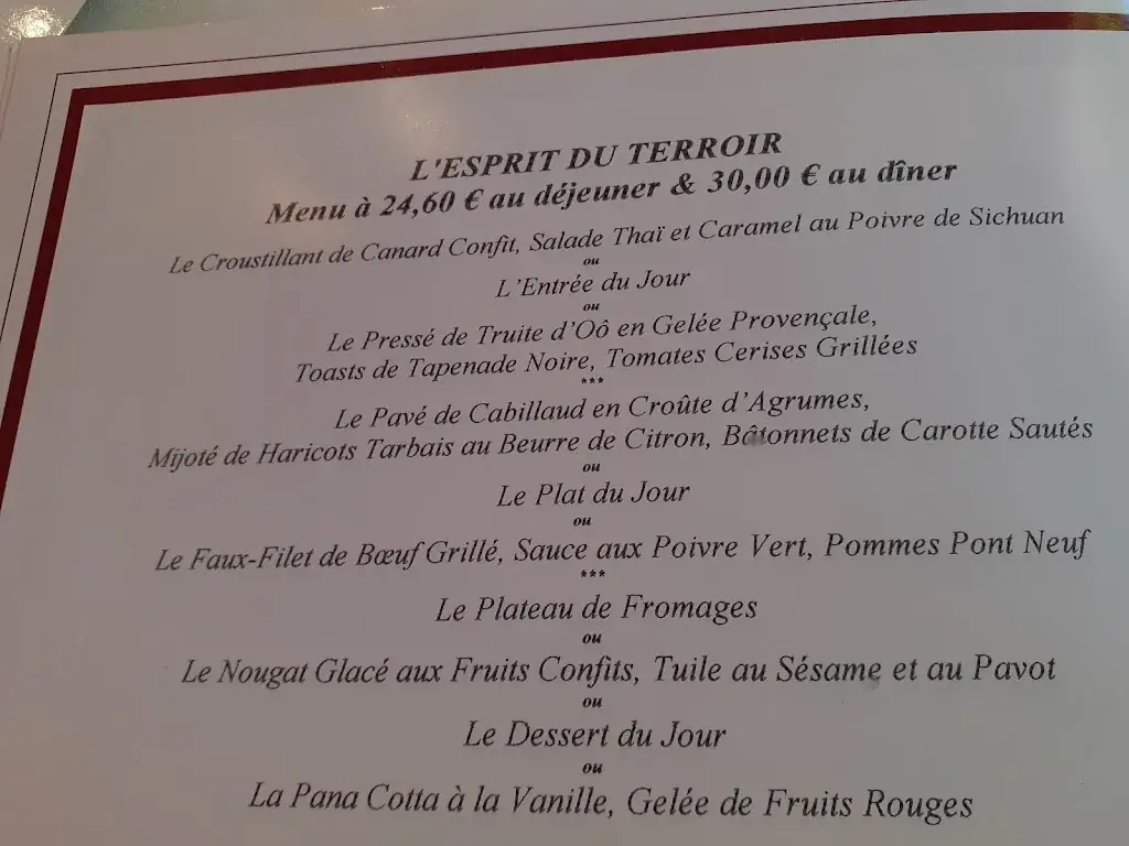 Hôtel Restaurant d'Etigny restaurant in Bagnères-de-Luchon