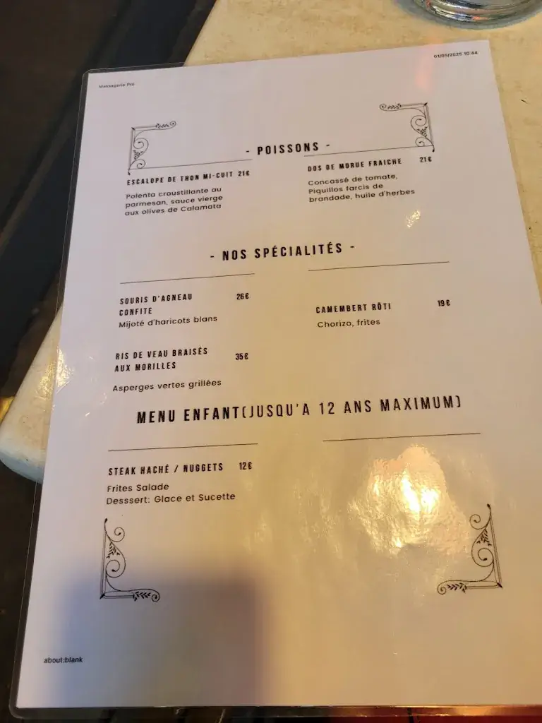 Menu_Café de la Paix_Bagnères-de-Luchon_image_3