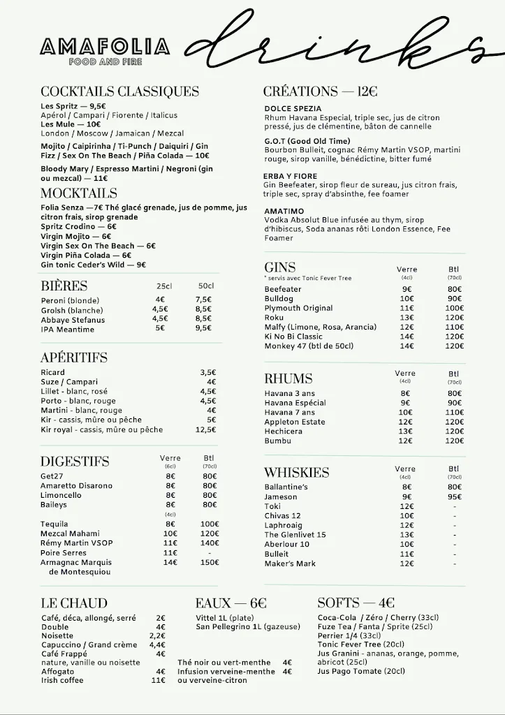 Menu_Amafolia Restaurant Balma - Brasserie Méditerranéenne_Balma_image_1