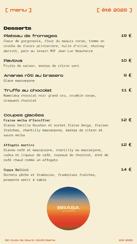 Menu_BRASA _ Restaurant Balma, Toulouse_Balma_image_3