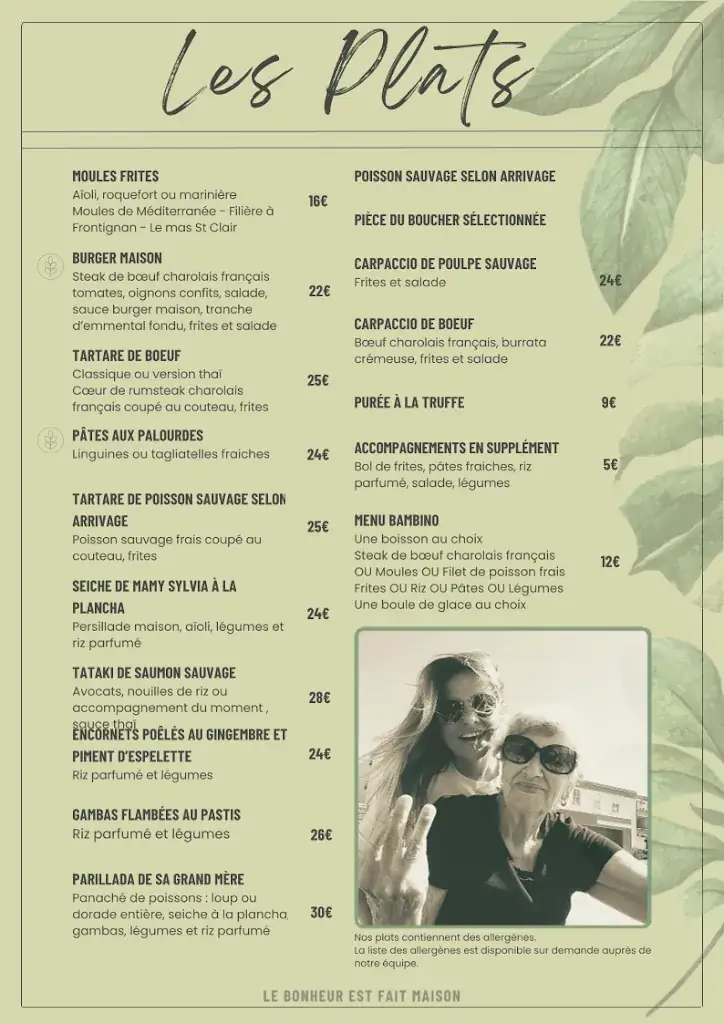 Menu_Les trucs à mamy_Balaruc-les-Bains_image_1