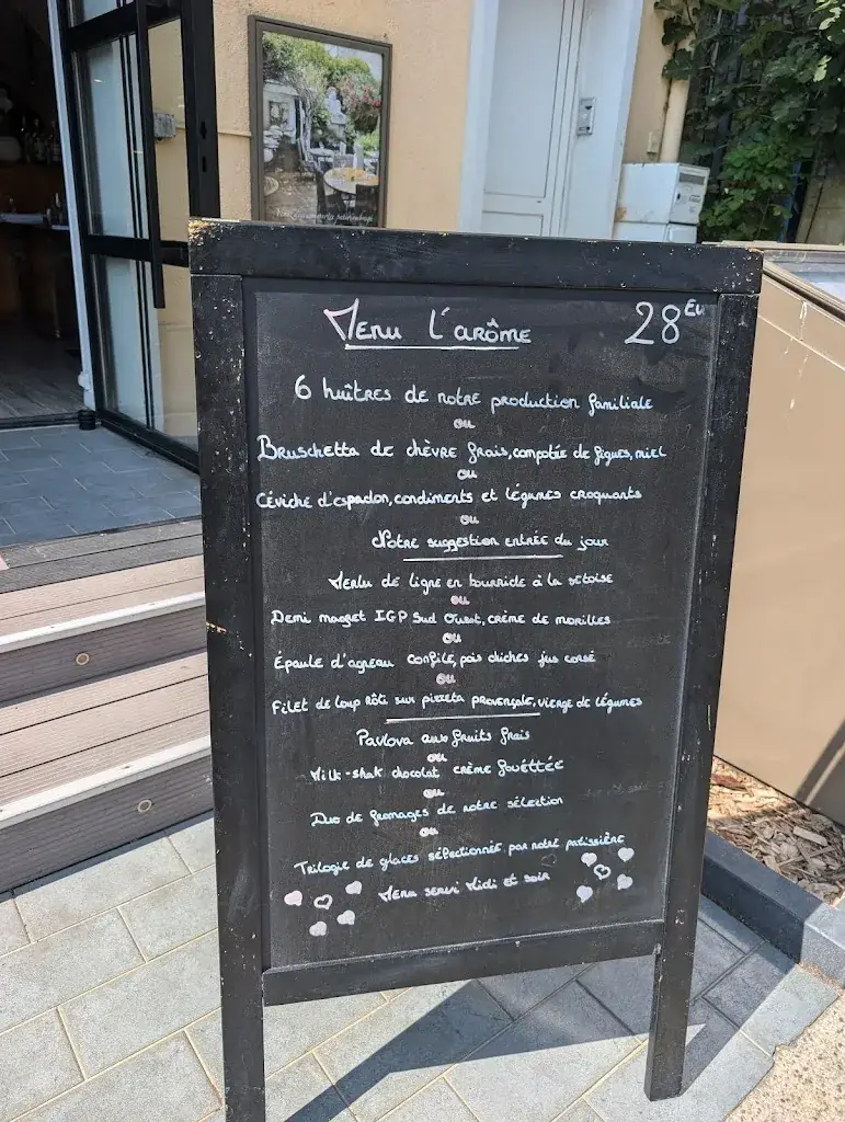 Menu_Restaurant L'Arôme_Balaruc-les-Bains_image_4