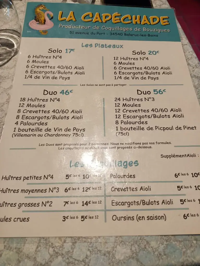Menu_La Capechade_Balaruc-les-Bains_image_1