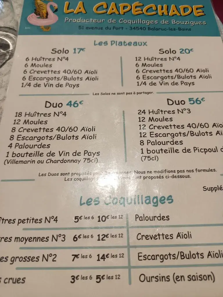 Menu_La Capechade_Balaruc-les-Bains_image_2