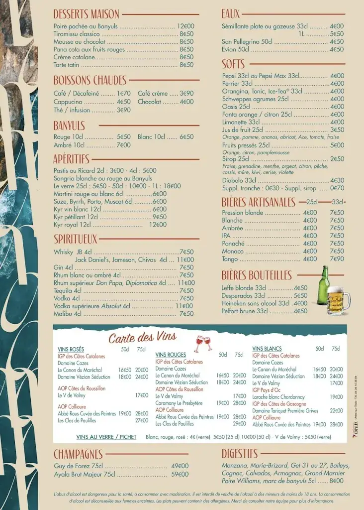 Menu_La Marenda_Banyuls-sur-Mer_image_1