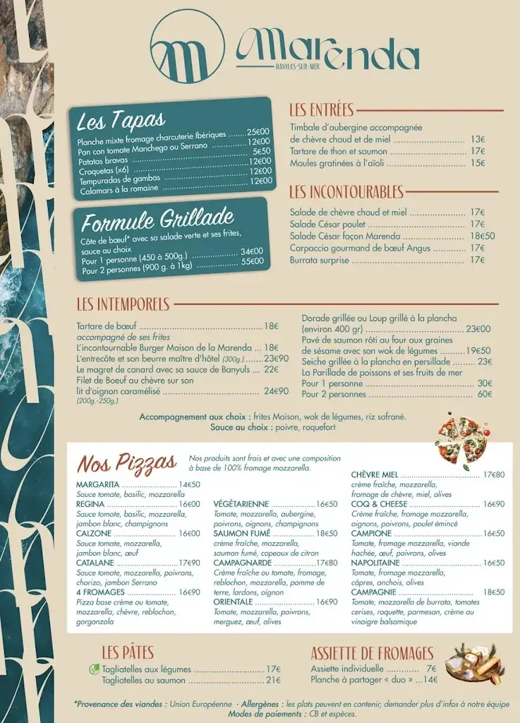 Menu_La Marenda_Banyuls-sur-Mer_image_2