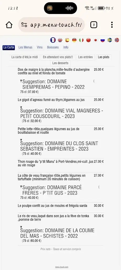 Menu_Le Quintessence_Banyuls-sur-Mer_image_1