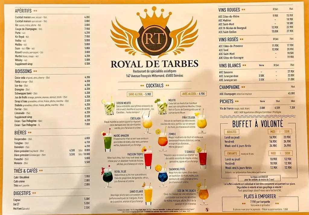 Menu_Royal de Tarbes_Séméac_image_1