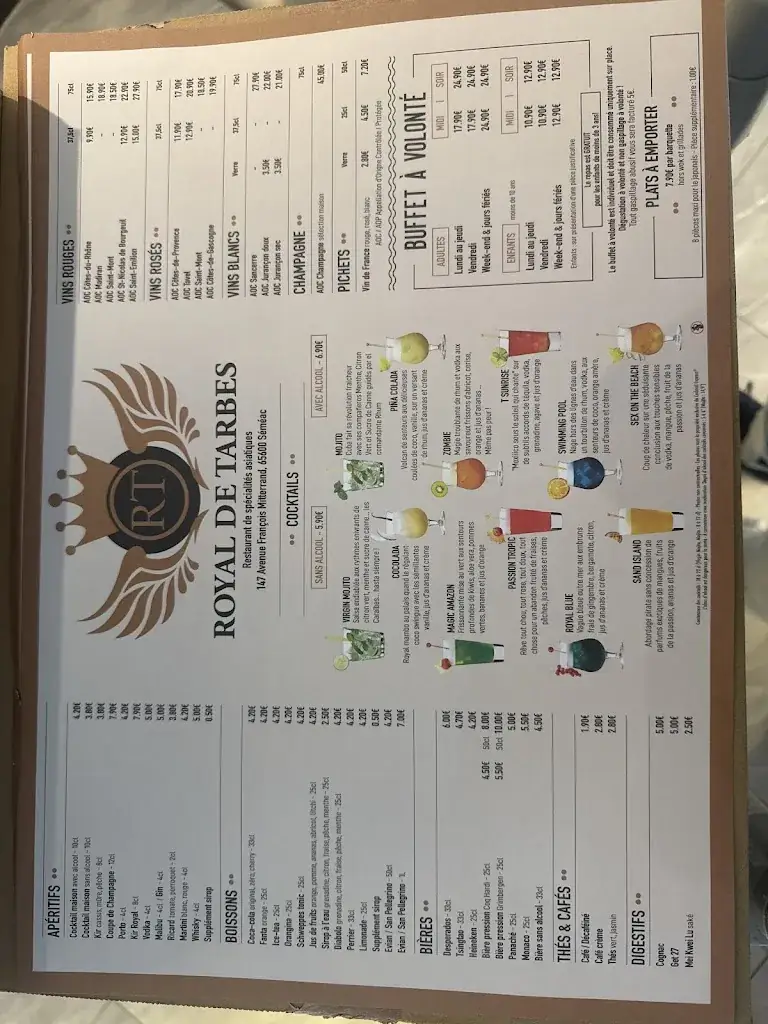 Menu_Royal de Tarbes_Séméac_image_2