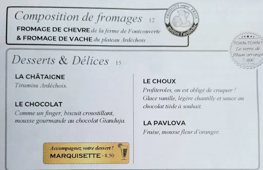 Menu_Restaurant Le Carré des Saveurs_Barjac_image_2