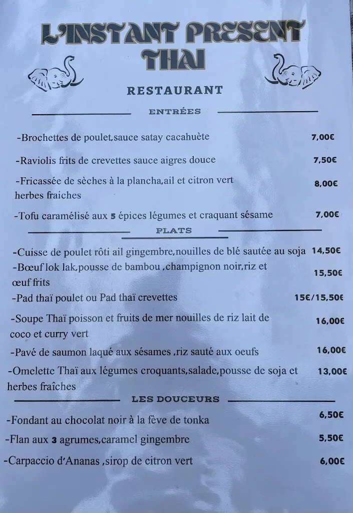Menu_L'instant Présent_Barjac_image_2