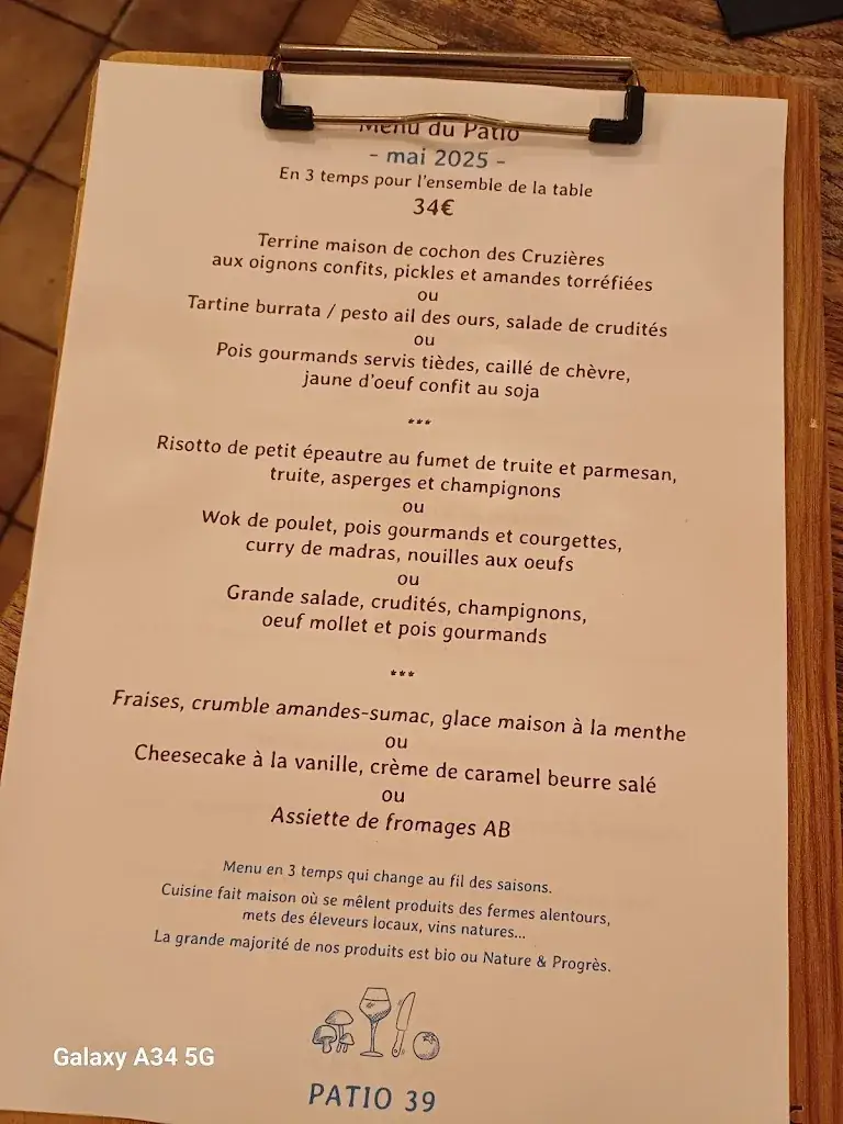 Menu_Patio 39_Barjac_image_1