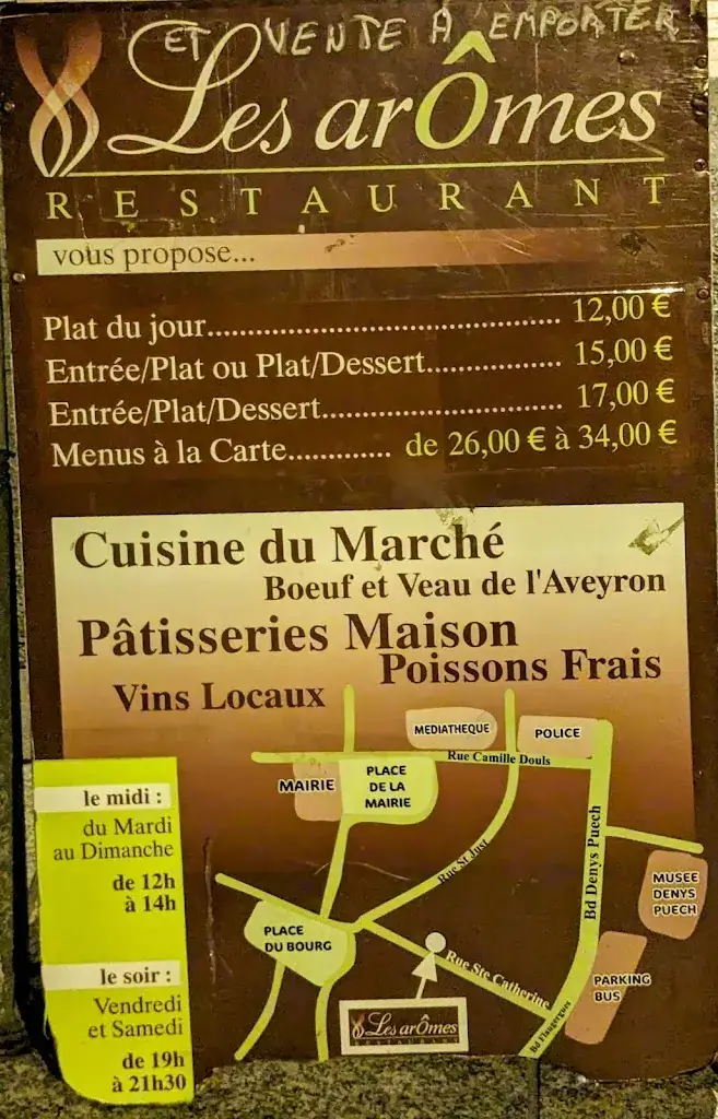 Menu_Les Arômes_Rodez_image_2