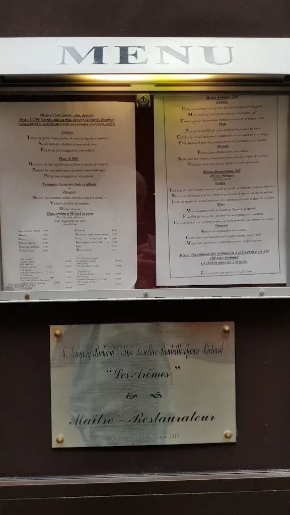 Menu_Les Arômes_Rodez_image_4