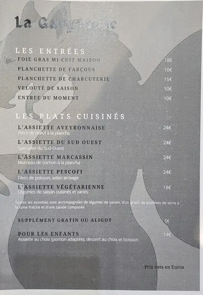Menu_La Gargouille_Rodez_image_1