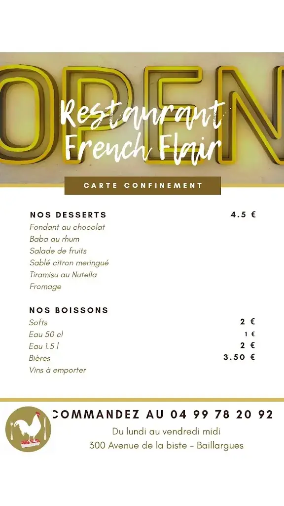 Menu_French Flair_Baillargues_image_2