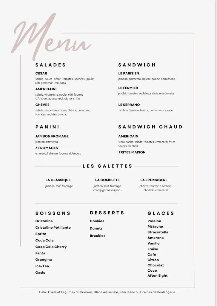 Menu_The Food Express_Baillargues_image_1
