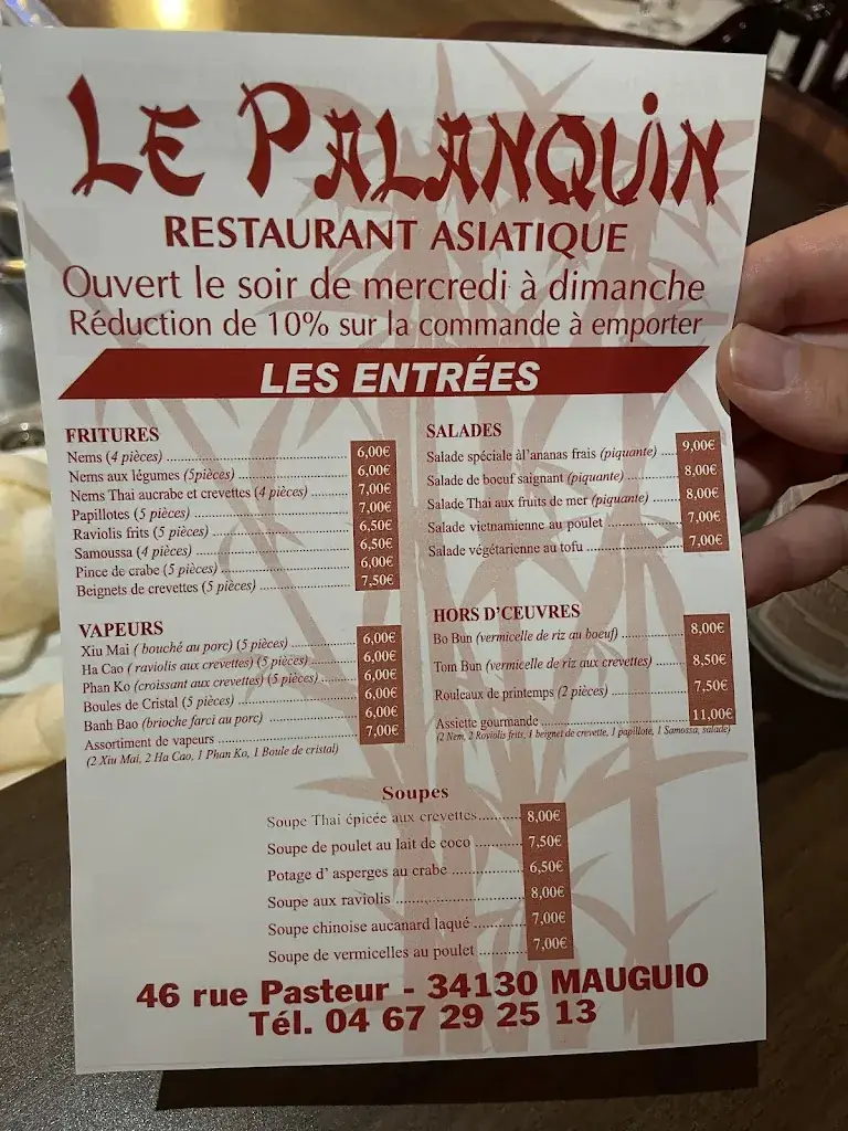 Menu_Le Palanquin_Mauguio_image_2