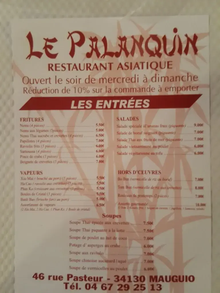 Menu_Le Palanquin_Mauguio_image_3