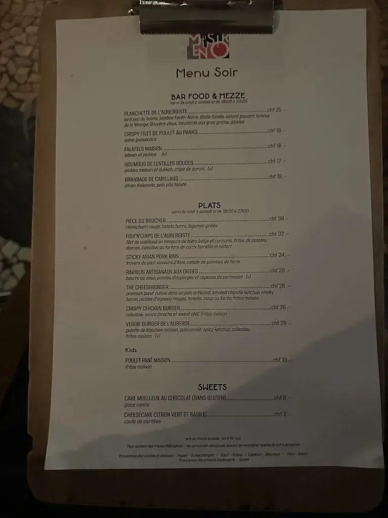 Menu_Auberge de Beaulieu_Lausanne_image_3
