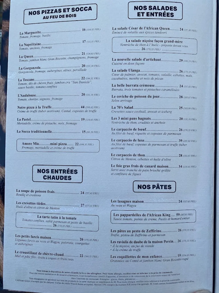 Menu_African Queen Beaulieu-sur-Mer_Beaulieu-sur-Mer_image_3