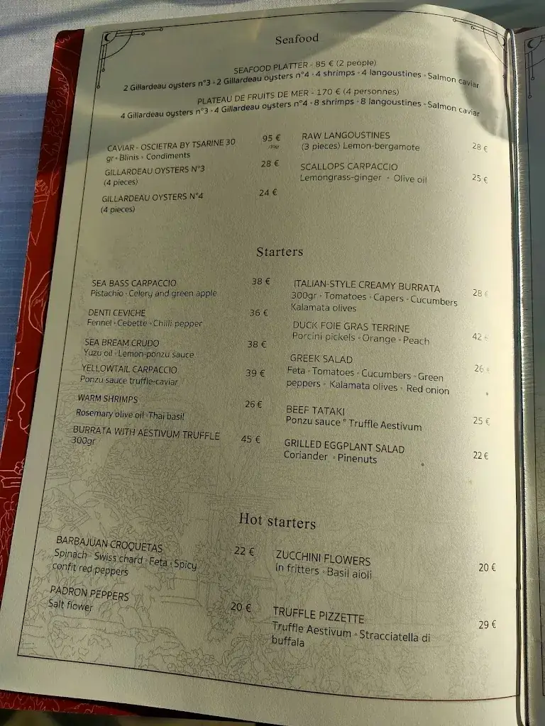 Menu_Circe Restaurant Beaulieu-sur-Mer_Beaulieu-sur-Mer_image_4