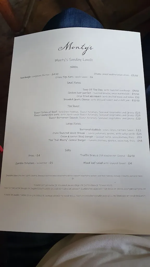 Menu_Monty's Inn_Kingdom_image_3